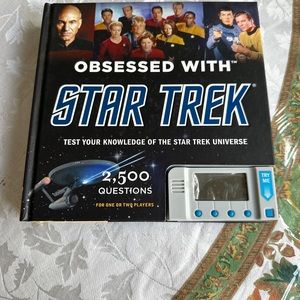 Star Trek trivia book electronic game in excellent condition